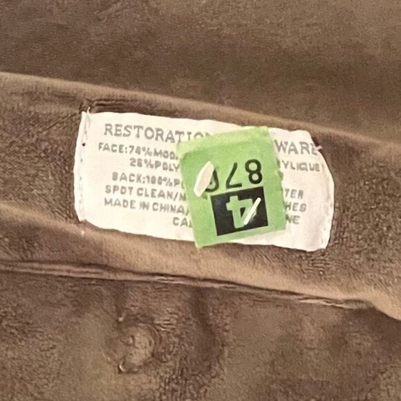 Restoration Hardware Luxe Faux Fur Mink Tree Skirt RARE! - Picture 6 of 6